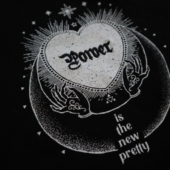 Bershka Power is the New Pretty Embroidered Top | L - Picture 1 of 6